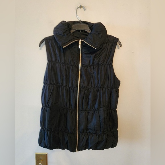 Style and Co black puffer vest Size womens medium - Picture 1 of 3